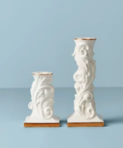 Lenox Autumn Studio 2-Piece Candlestick Set Home Décor