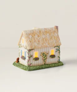 Lenox Home Décor Floral Easter Light-Up Cottage Figurine