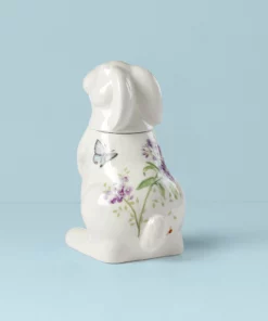 Lenox Dinnerware Butterfly Meadow Bunny Cookie Jar