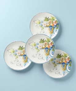 Lenox Dinnerware Autumn Studio 4-Piece Accent Plate Set
