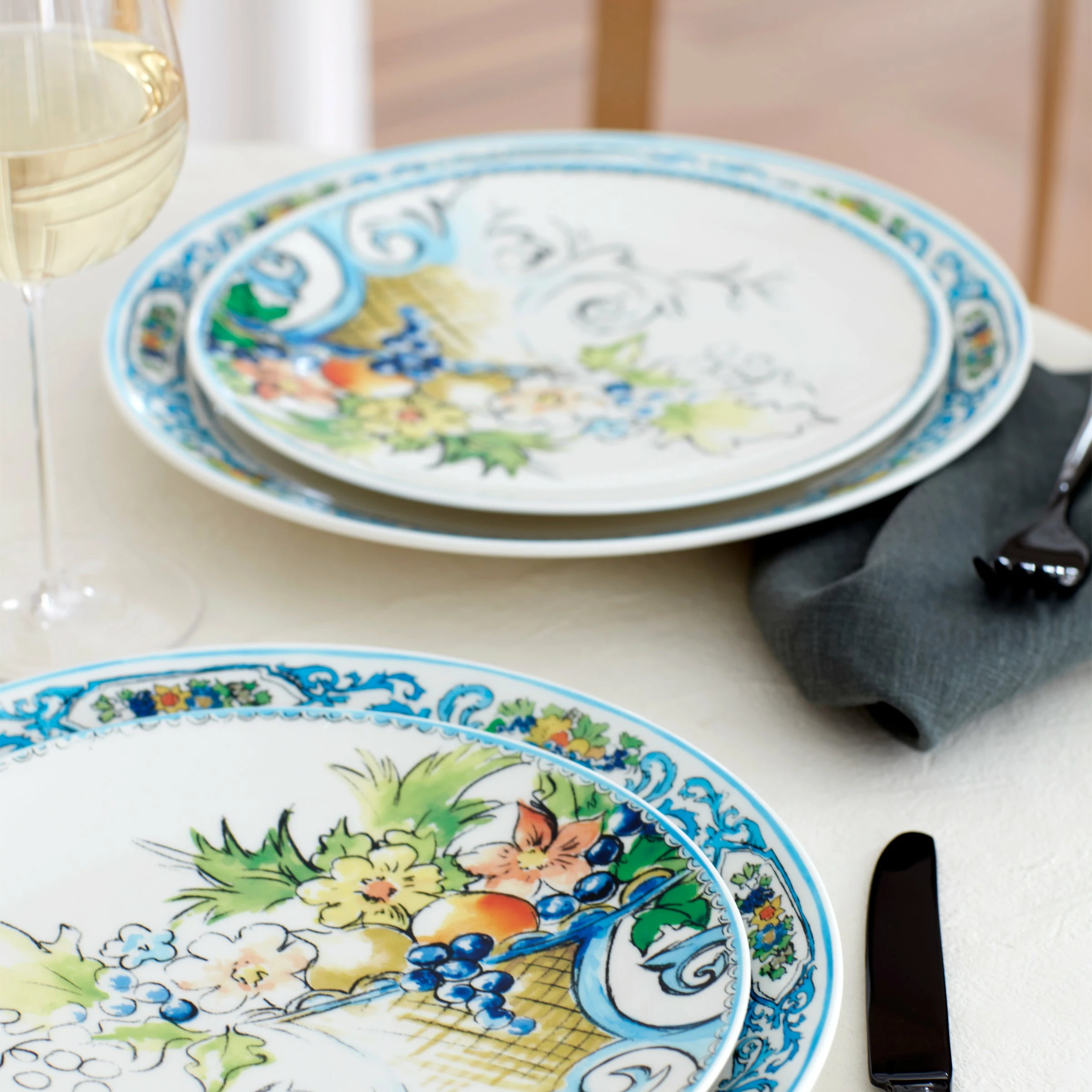 Lenox Dinnerware Autumn Studio 4-Piece Accent Plate Set