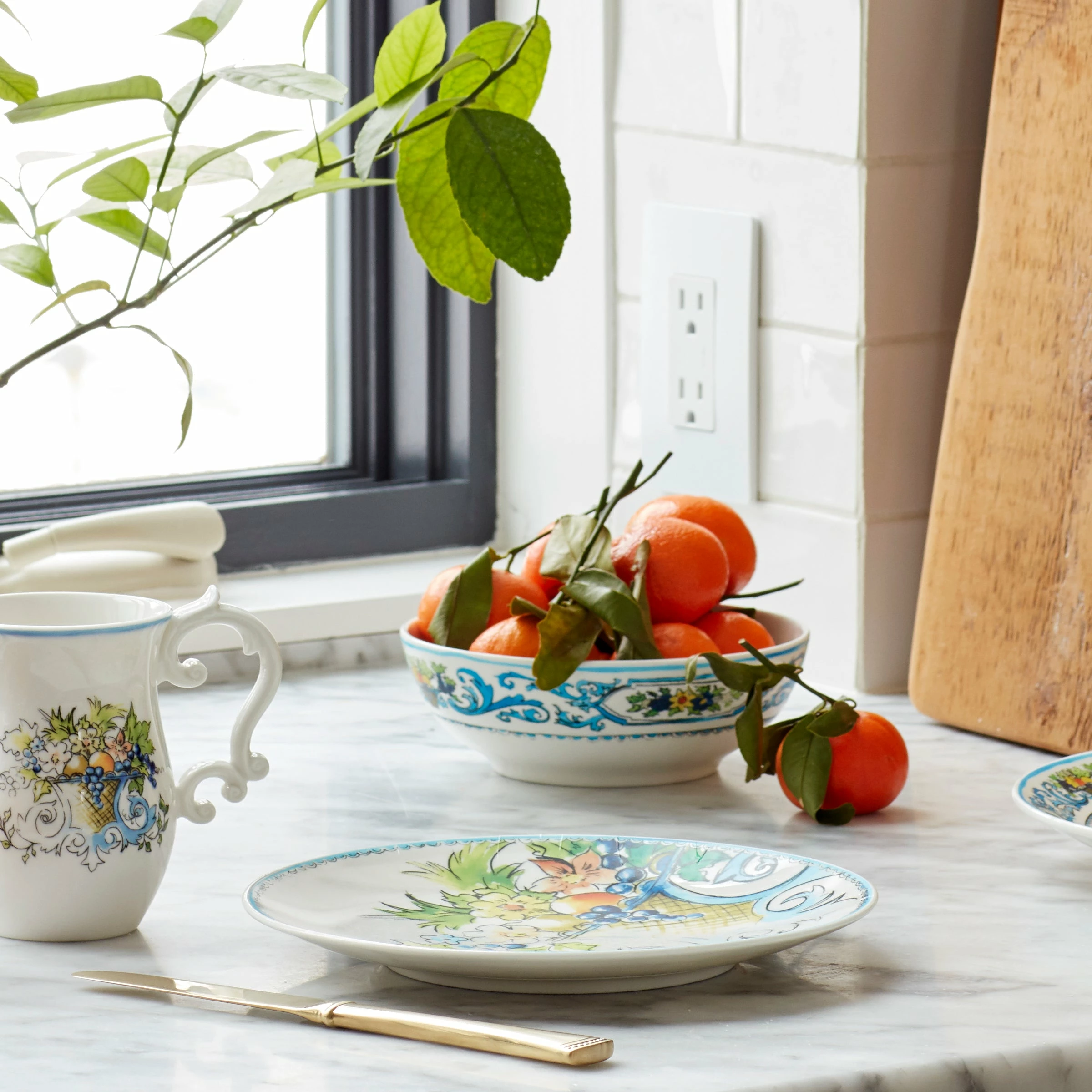 Lenox Dinnerware Autumn Studio 4-Piece Accent Plate Set