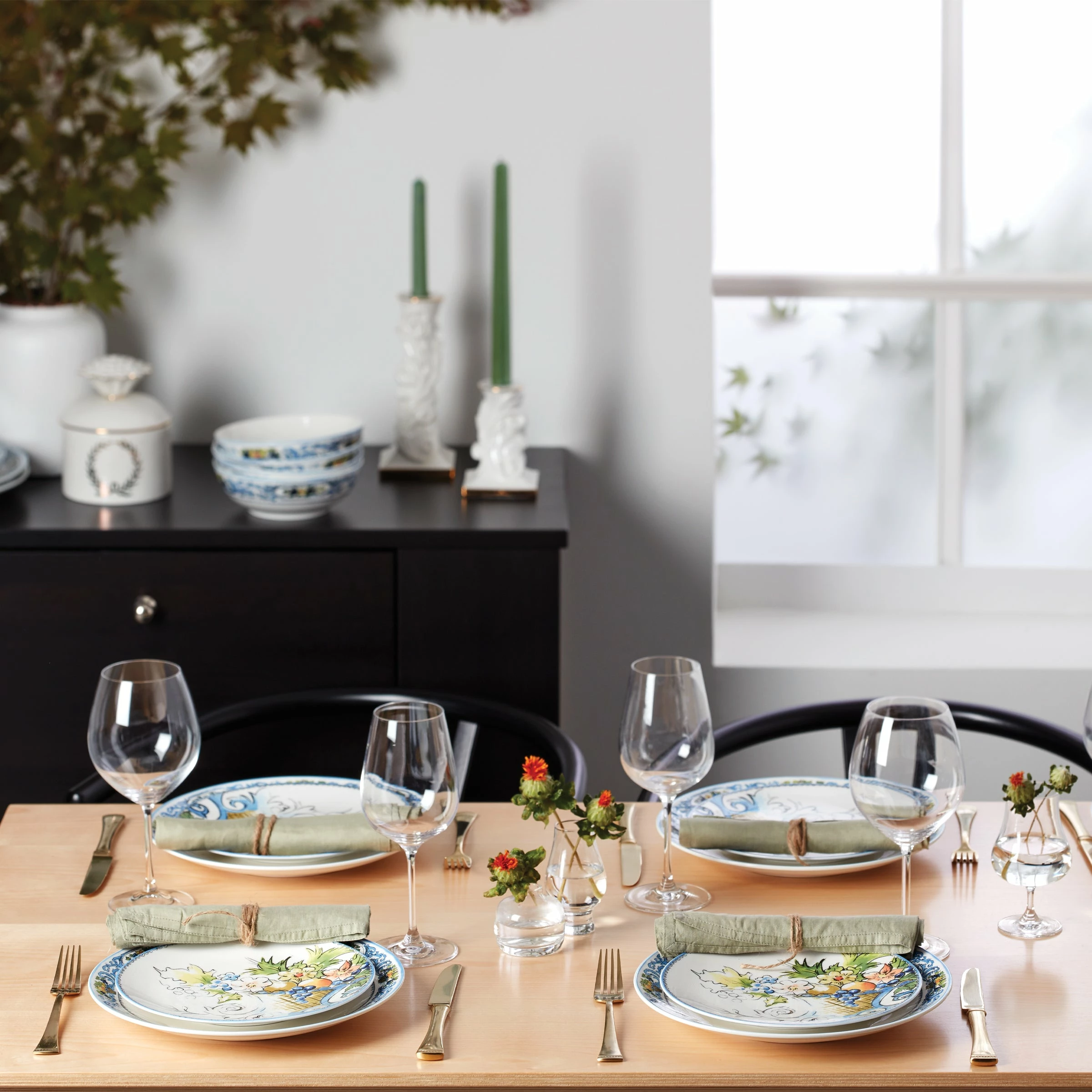 Lenox Dinnerware Autumn Studio 4-Piece Accent Plate Set