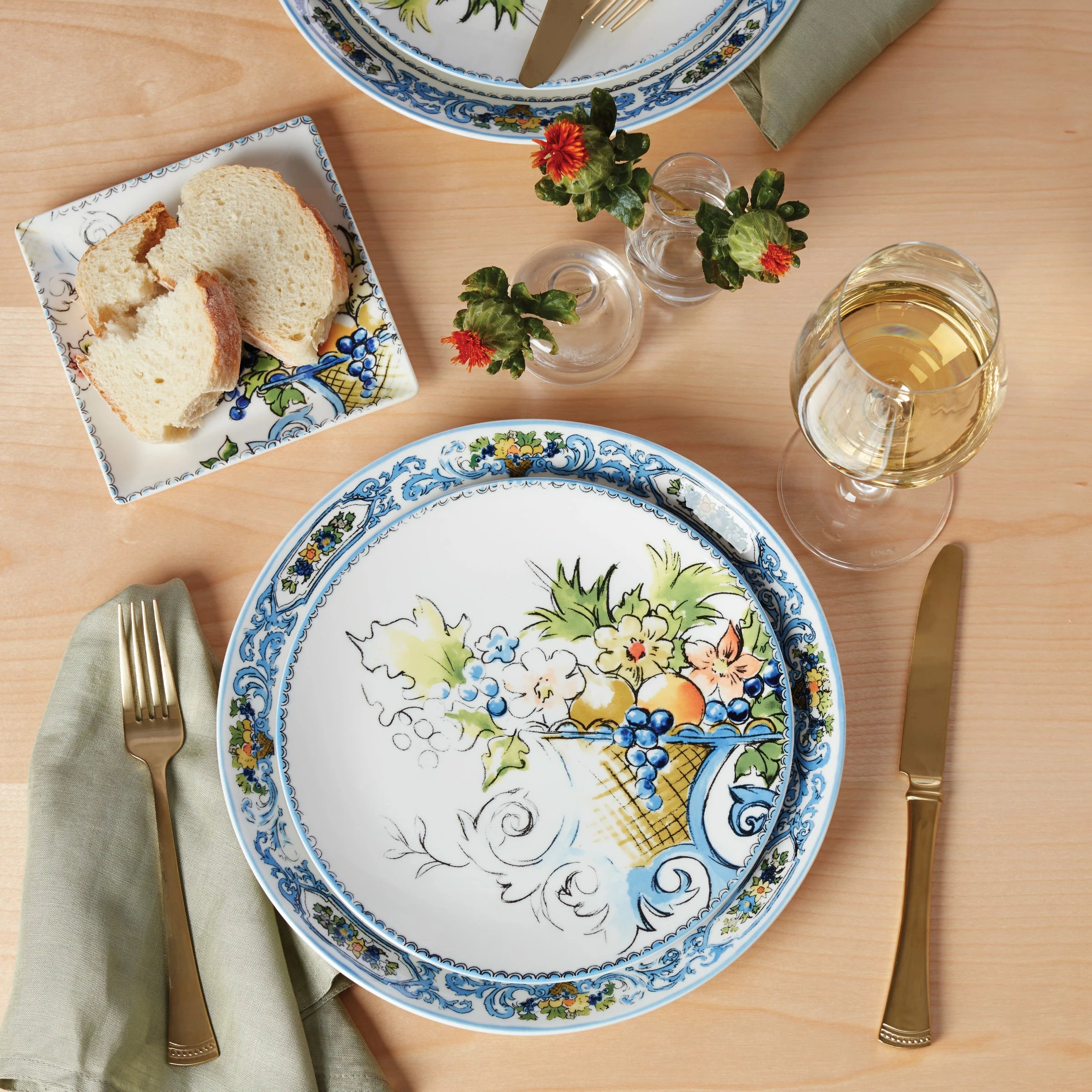 Lenox Dinnerware Autumn Studio 4-Piece Accent Plate Set
