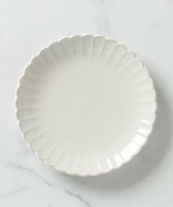 Lenox French Perle Scallop Dinner Plate