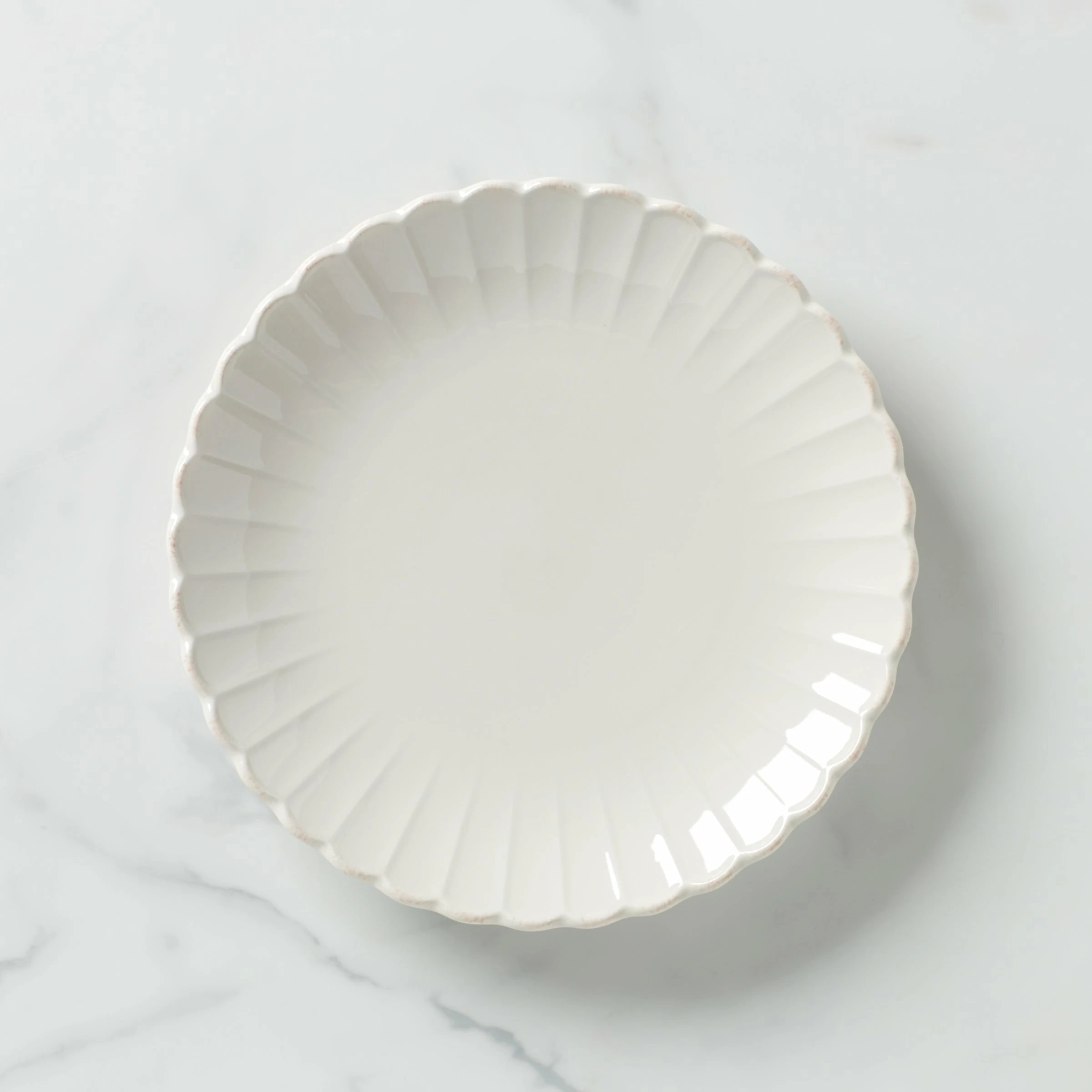 Lenox French Perle Scallop Dinner Plate