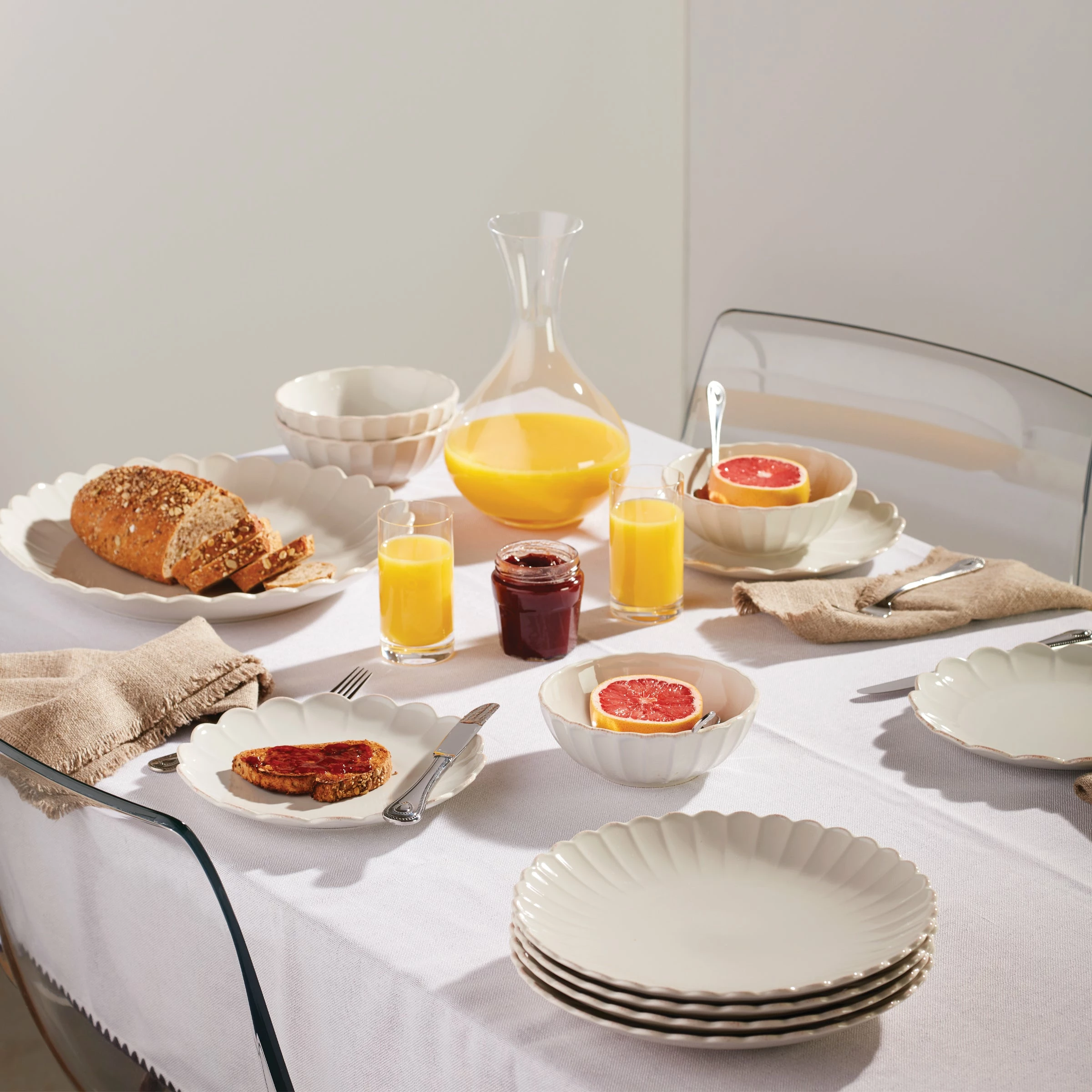 Lenox Dinnerware French Perle Scallop Bowl