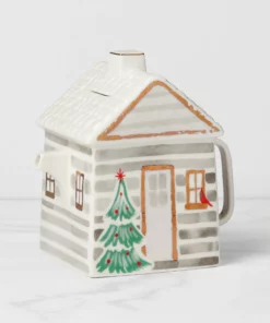 Lenox Balsam Lane Cabin Teapot