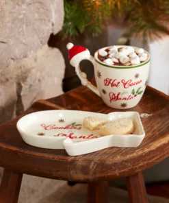 Lenox Hosting The Holidays Cookies For Santa 2-Piece Set Dinnerware