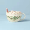 Lenox Dinnerware Holiday Cocoa Mug Covered Candy Dish