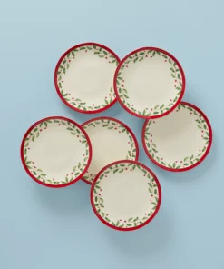 Lenox Dinnerware Holiday 6-Piece Accent Plate Set