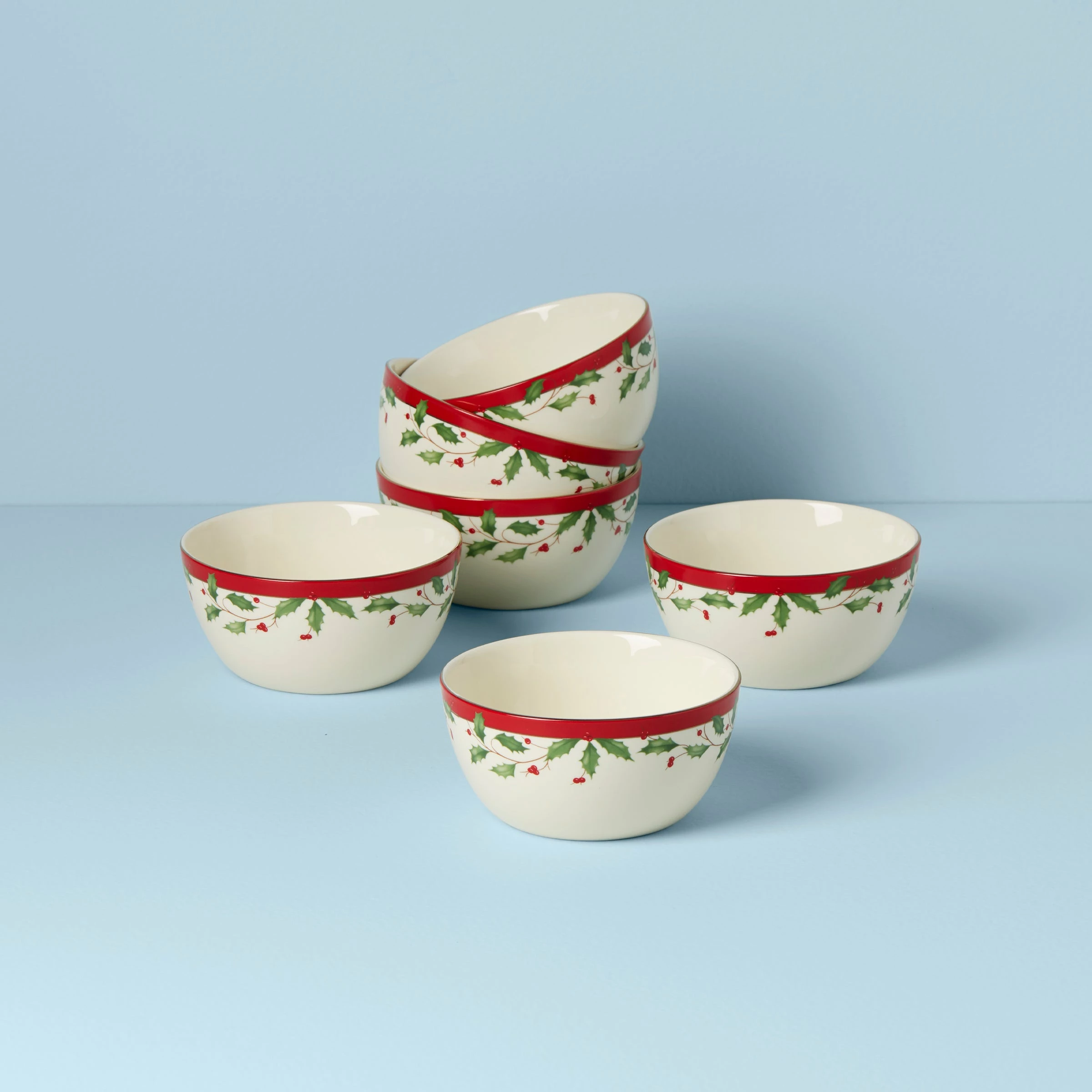 Lenox Holiday 6-Piece Dessert Bowl Set
