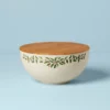Lenox Holiday Bamboo Serve Bowl With Lid