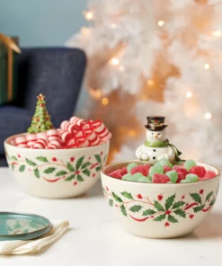 Lenox Holiday Snowman Bowl Dinnerware