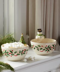 Lenox Holiday Snowman Bowl Dinnerware