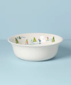 Lenox Dinnerware Profile Snow Day Serving Bowl