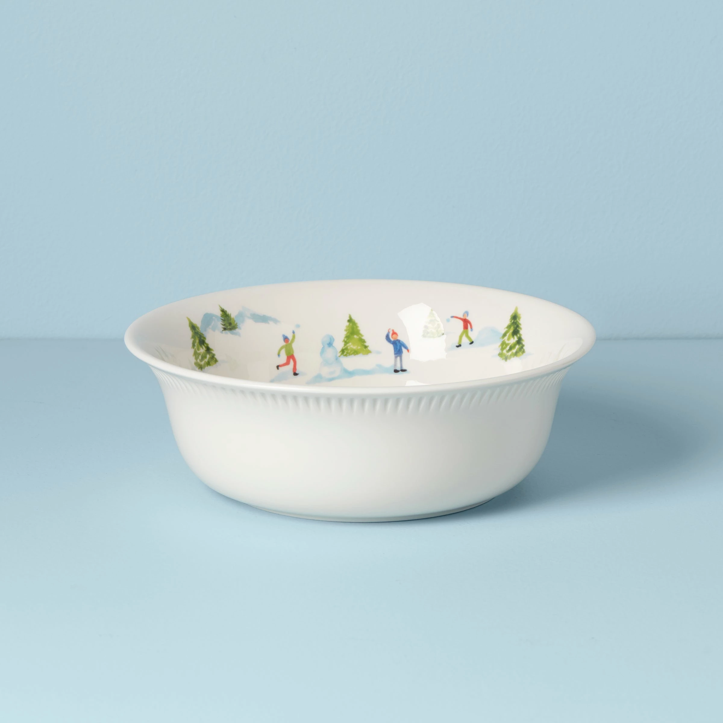Lenox Dinnerware Profile Snow Day Serving Bowl
