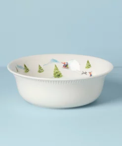Lenox Dinnerware Profile Snow Day Serving Bowl
