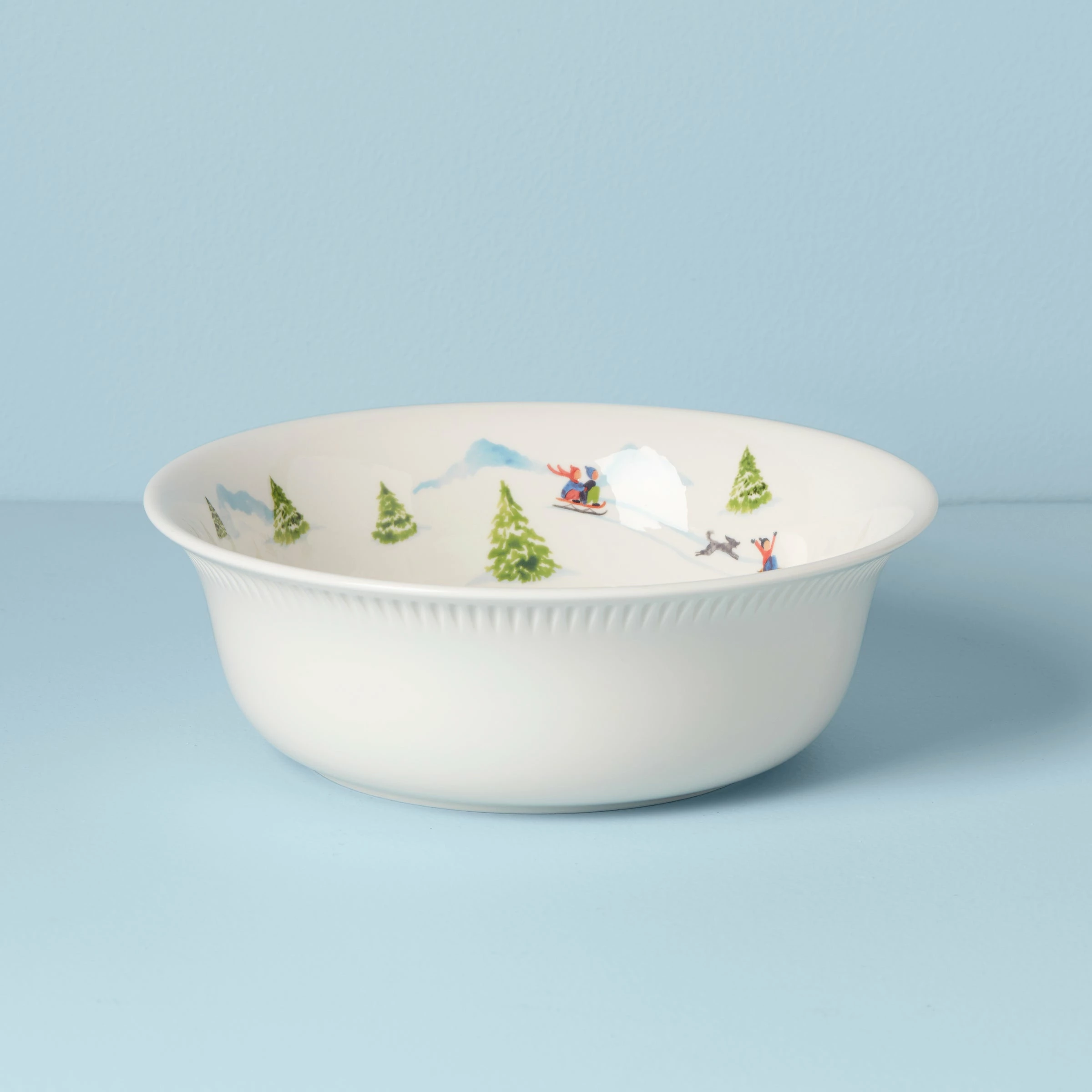 Lenox Dinnerware Profile Snow Day Serving Bowl