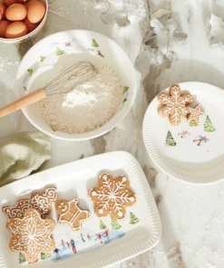 Lenox Dinnerware Profile Snow Day Serving Bowl