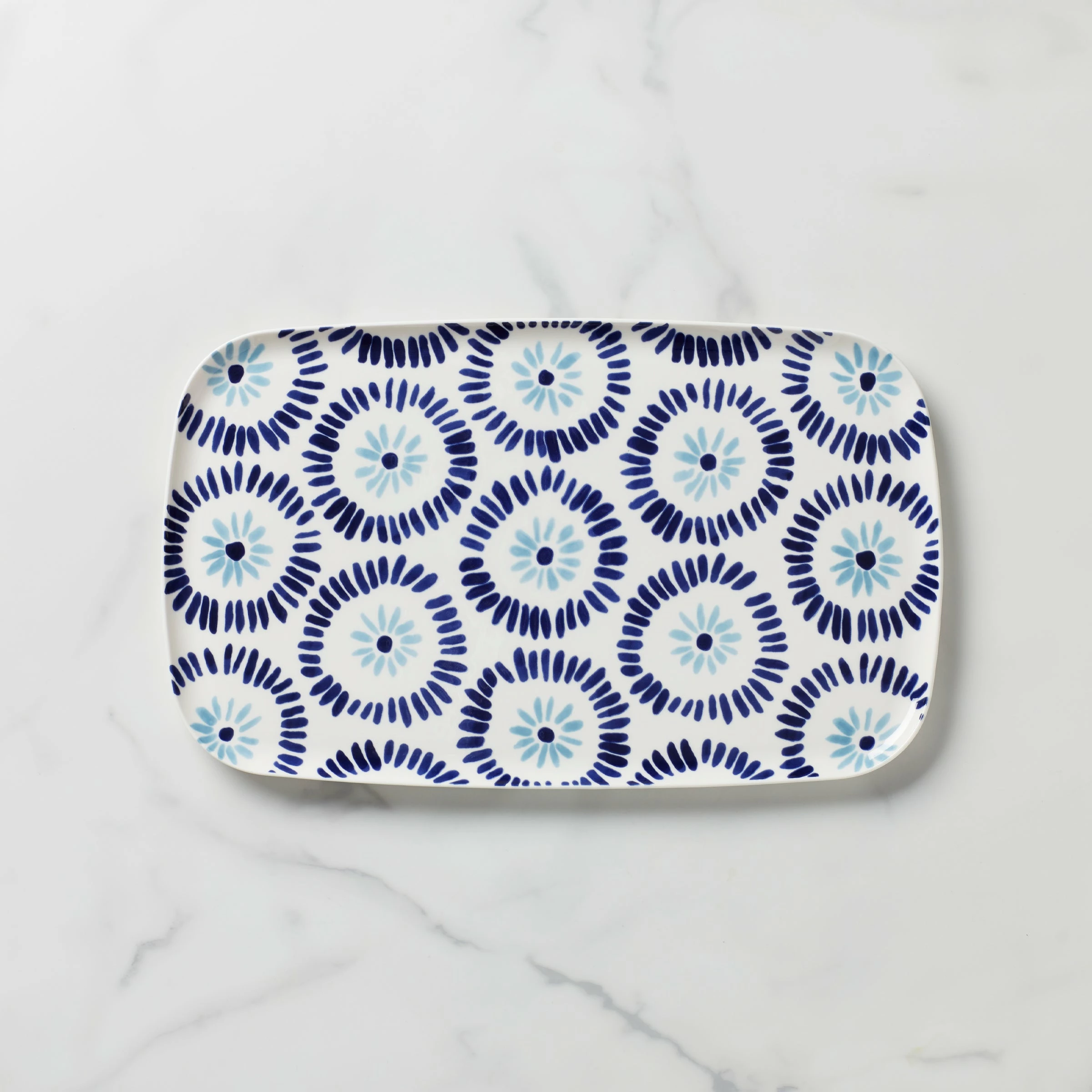 Kate Spade Dinnerware Floral Way Hors D'oeuvre Tray