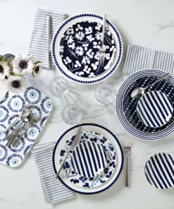 Kate Spade Dinnerware Floral Way 4-Piece Accent Plate Set