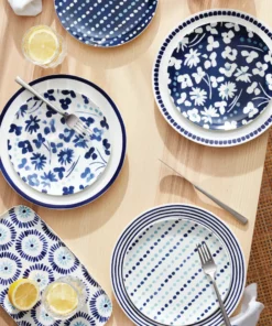 Kate Spade Dinnerware Floral Way 4-Piece Accent Plate Set