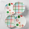 Kate Spade Cookie Time 4-Piece Accent Plate Set