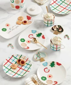 Kate Spade Cookie Time 4-Piece Accent Plate Set