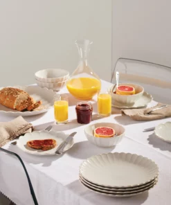 Lenox French Perle Scallop 4-Piece Accent Plate Set Dinnerware