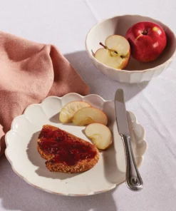 Lenox French Perle Scallop 4-Piece Accent Plate Set Dinnerware