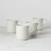 Lenox Dinnerware French Perle Scallop 4-Piece Mug Set
