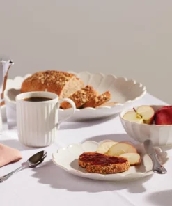 Lenox French Perle Scallop Dinner Plate