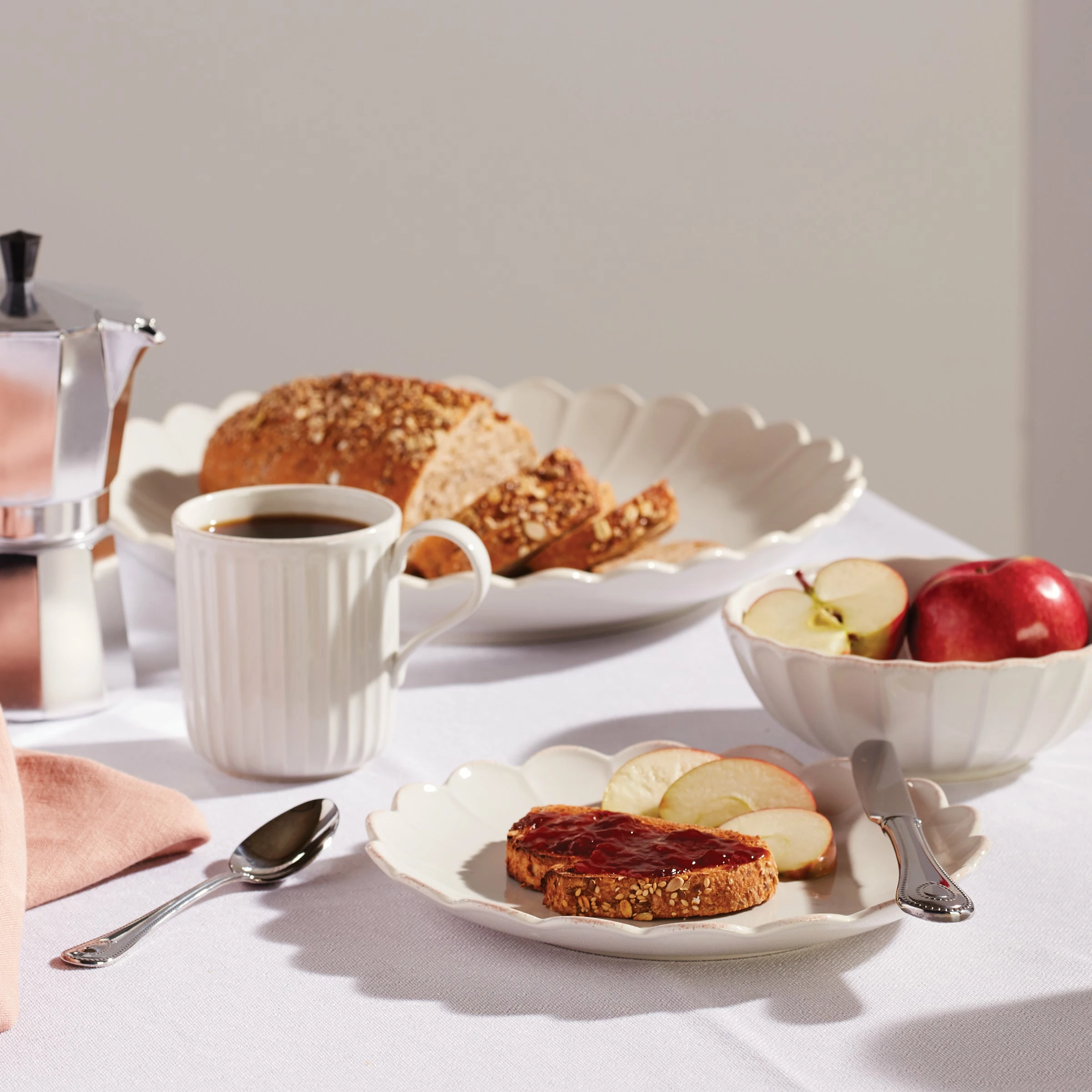 Lenox French Perle Scallop Dinner Plate