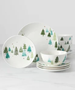 Lenox Balsam Lane 12-Piece Dinnerware Set