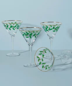 Lenox Holiday 4-Piece Martini Glass Set