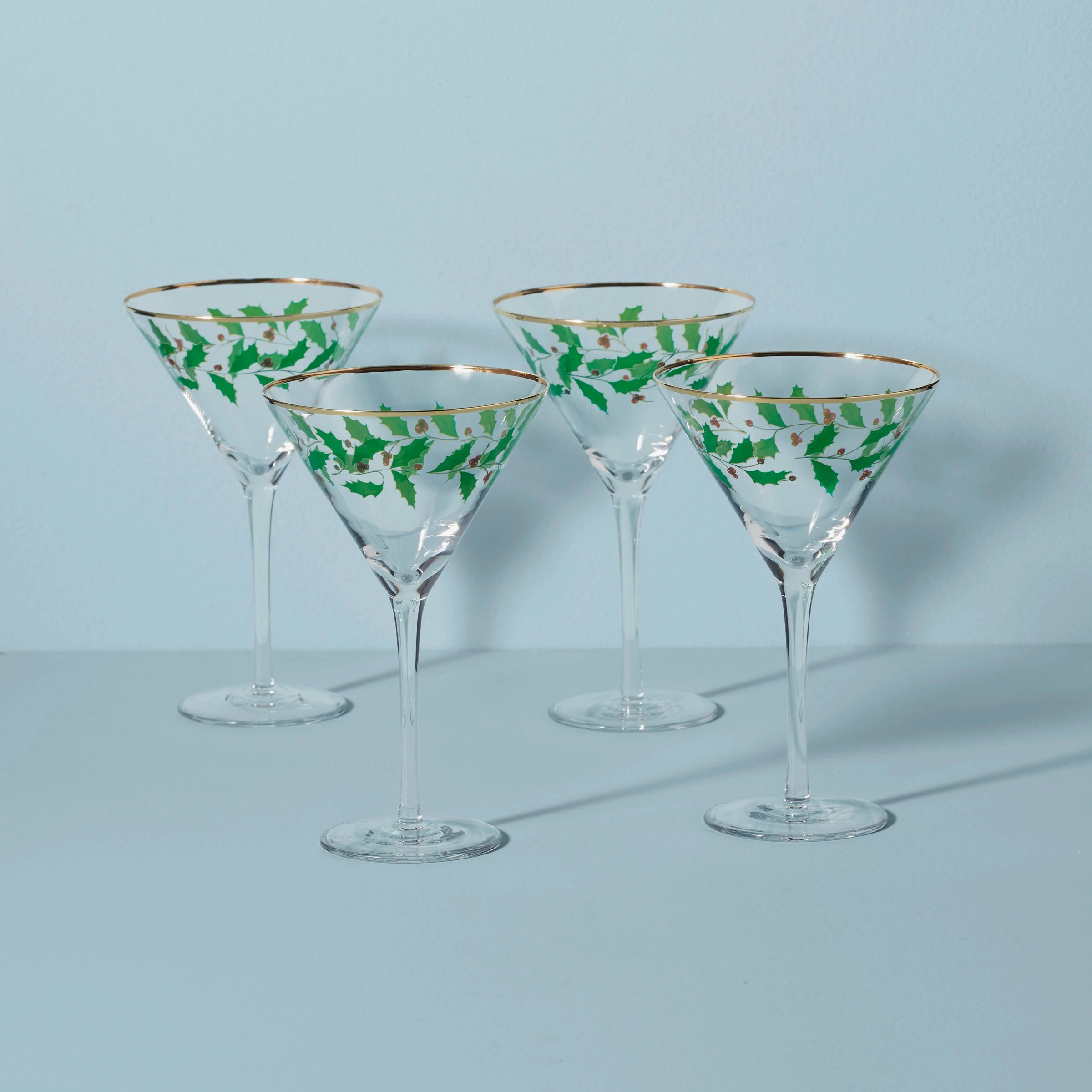 Lenox Holiday 4-Piece Martini Glass Set