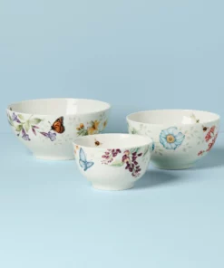 Lenox Butterfly Meadow 3-Piece Bowl Set