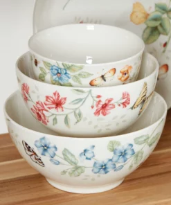 Lenox Butterfly Meadow 3-Piece Bowl Set
