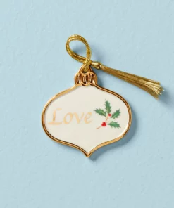 Lenox New Arrivals Holiday Love Ornament Charm
