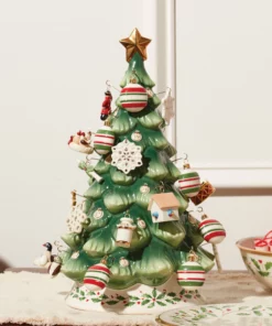 Lenox Treasured Traditions Advent Calendar Tree Set Décor
