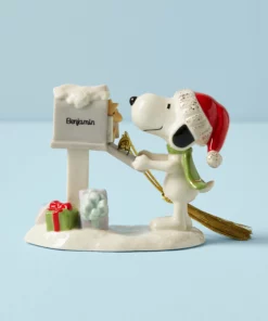 Lenox Personalized Ornaments Snoopy's Letter To Santa Ornament