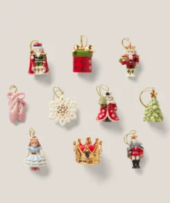 Lenox The Nutcracker 10-Piece Ornament Set Ornament Trees