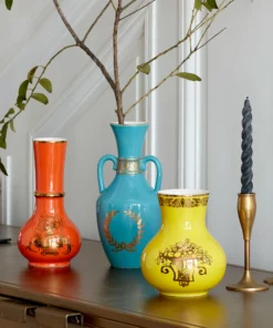 Lenox LX Remix Yellow Vase Home Décor