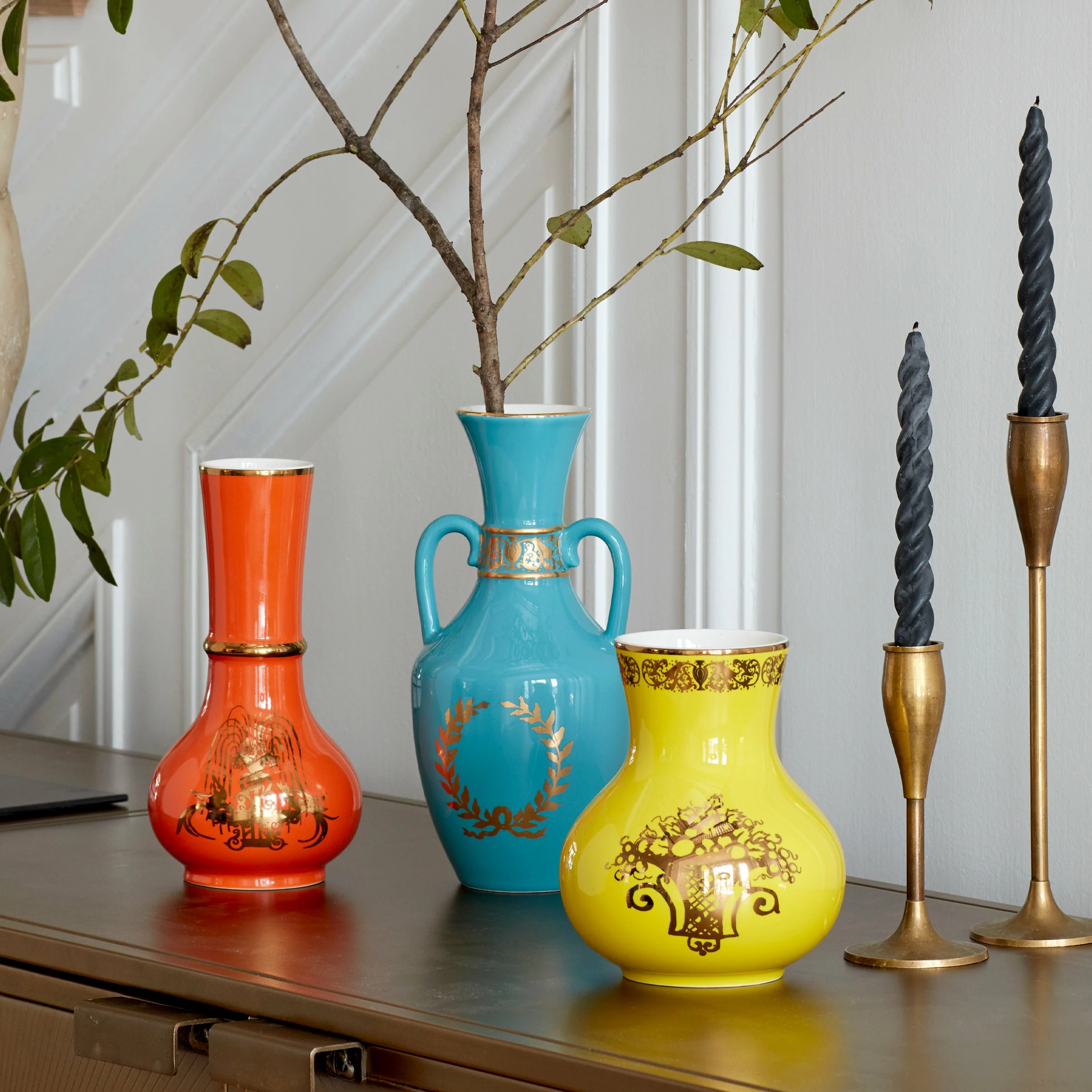 Lenox LX Remix Orange Vase Home Décor