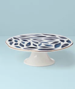 Lenox Dinnerware Blue Bay Cake Plate
