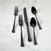 Lenox Portola Black 20-Piece Flatware Set