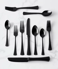 Lenox Portola Black 20-Piece Flatware Set