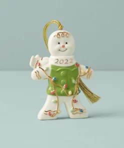 Lenox 2022 Gingerbread Man Ornament