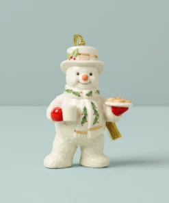 Lenox 2022 Snowman Treats Ornament